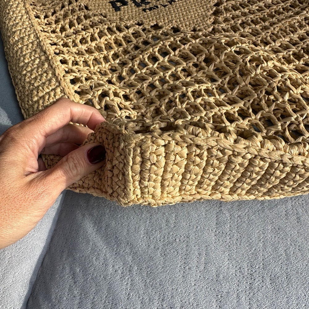 Prada Raffia Beach Bag - Picture 6 of 6